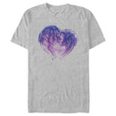 Men's Avatar: The Way of Water Neytiri and Jake Sully Watercolor Heart T-Shirt