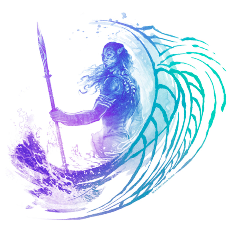 Junior's Avatar: The Way of Water Jake Sully Watercolor T-Shirt
