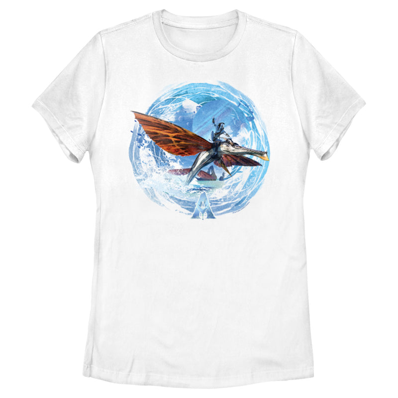 Women's Avatar: The Way of Water Tulkun Water Logo T-Shirt