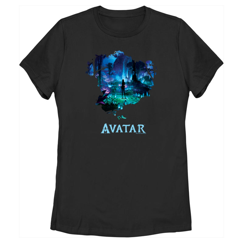 Women's Avatar Neytiri Pandora Night Scene T-Shirt