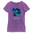 Girl's Avatar Neytiri Pandora Night Scene T-Shirt