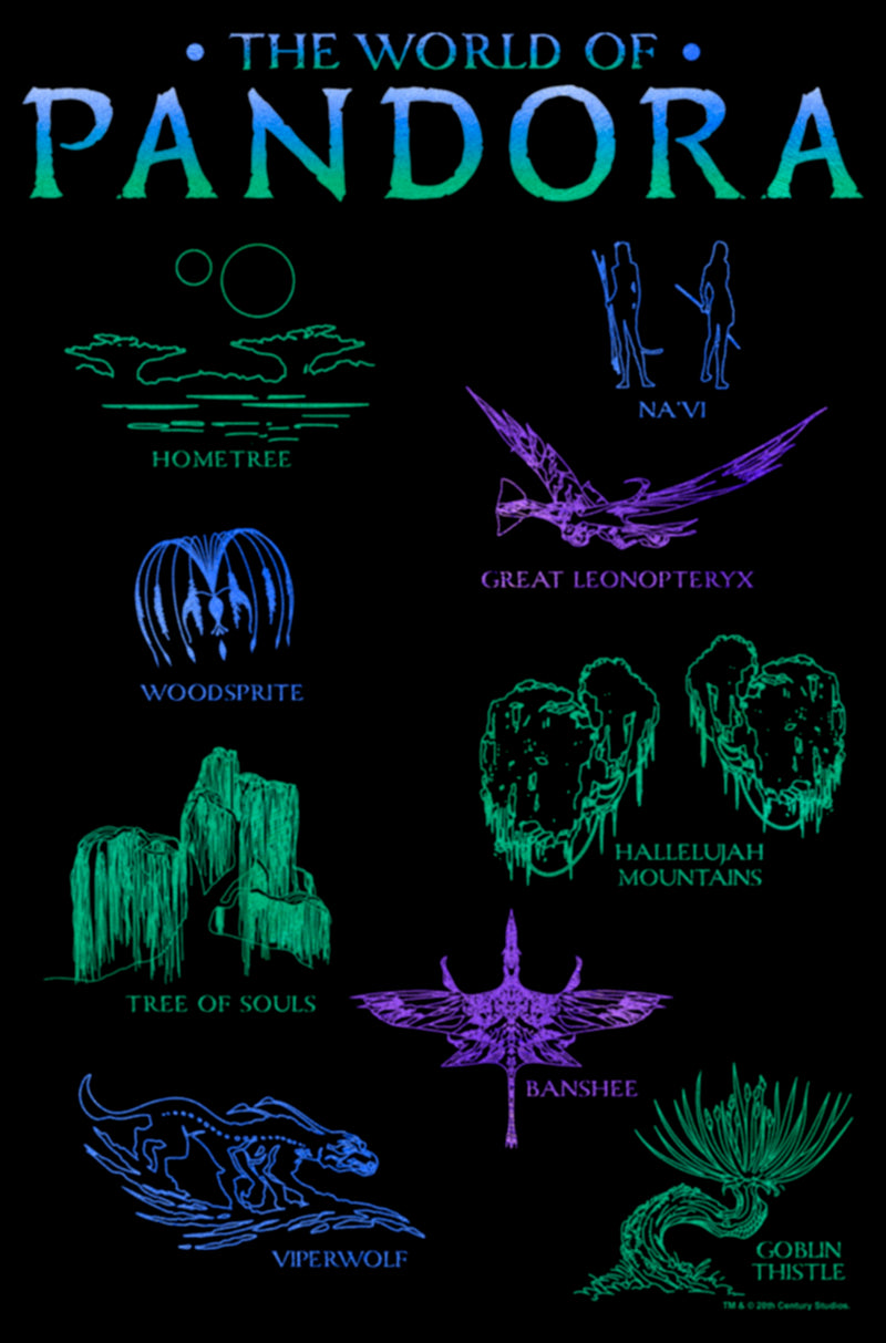 Junior's Avatar The World of Pandora T-Shirt