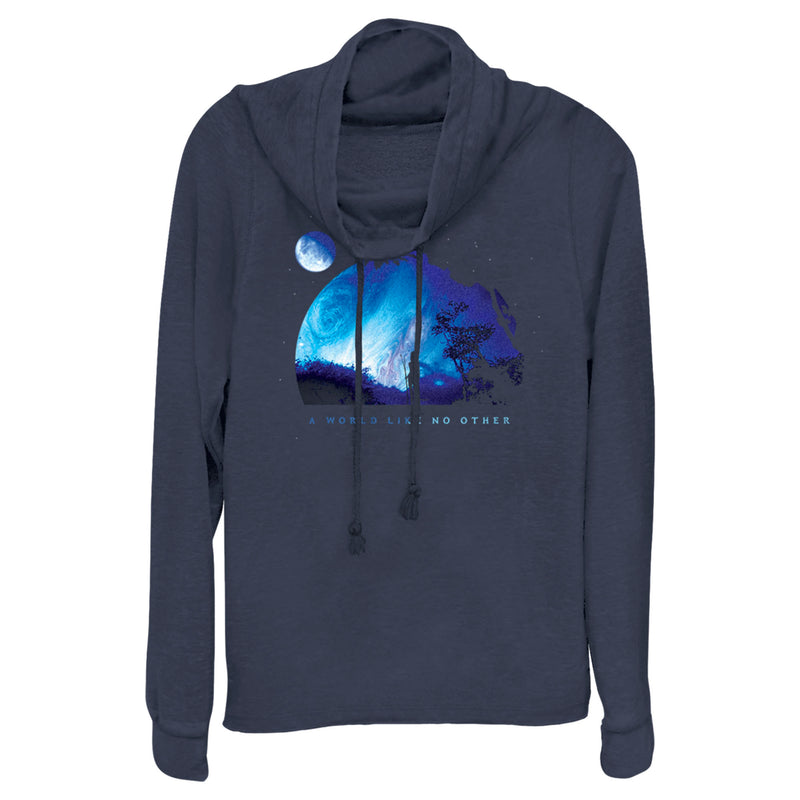 Junior's Avatar Neytiri A World Like No Other Cowl Neck Sweatshirt