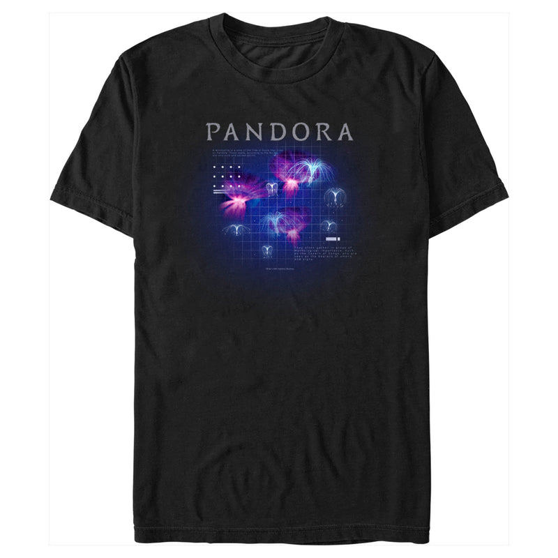 Men's Avatar Pandora Panopyra and Woodsprites Diagram T-Shirt