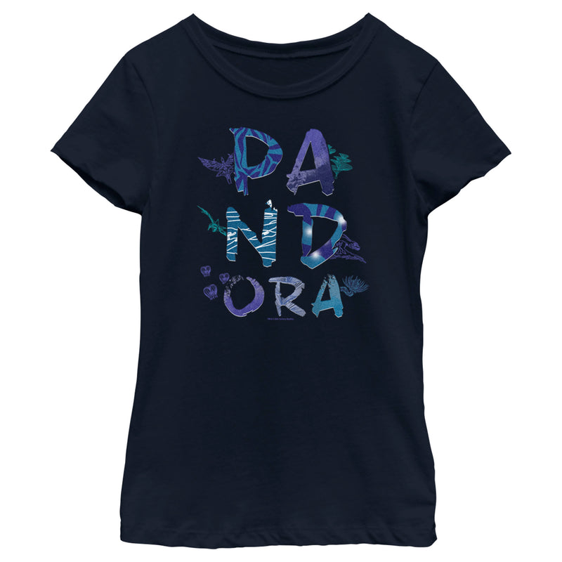 Girl's Avatar Pandora Flora and Fauna Logo T-Shirt