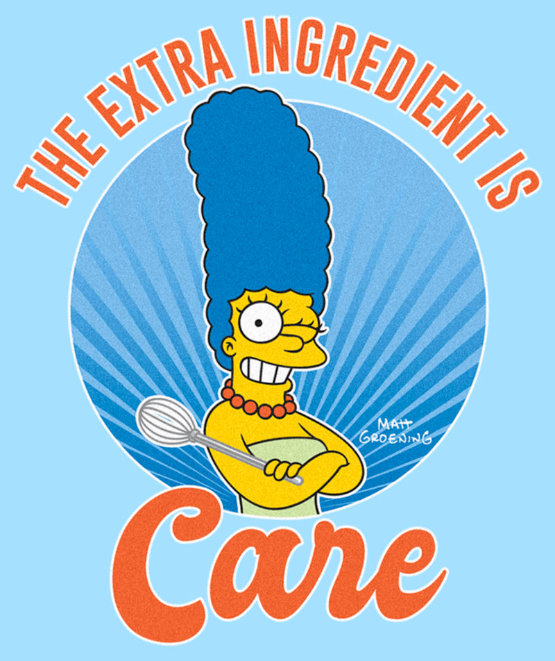 Men's The Simpsons Marge The Extra Ingredient is Care T-Shirt