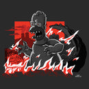 Men's The Simpsons Godzilla Homer Fire T-Shirt