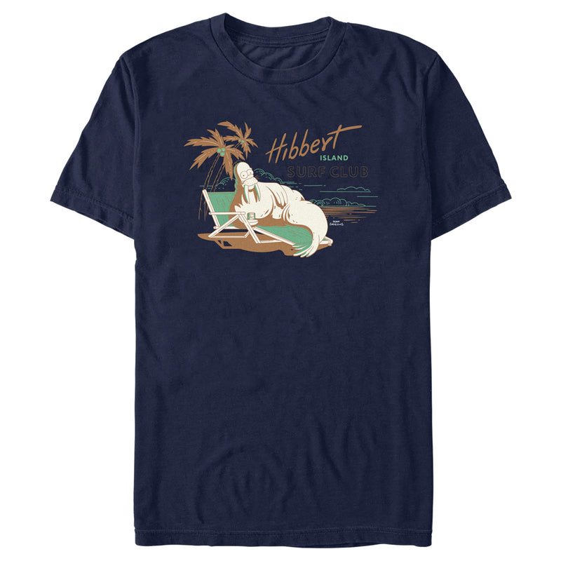 Men's The Simpsons Walrus Hibbert Island Surf Club T-Shirt