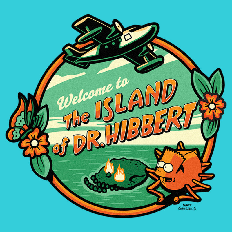 Men's The Simpsons Welcome to the Island of Dr. Hibbert T-Shirt