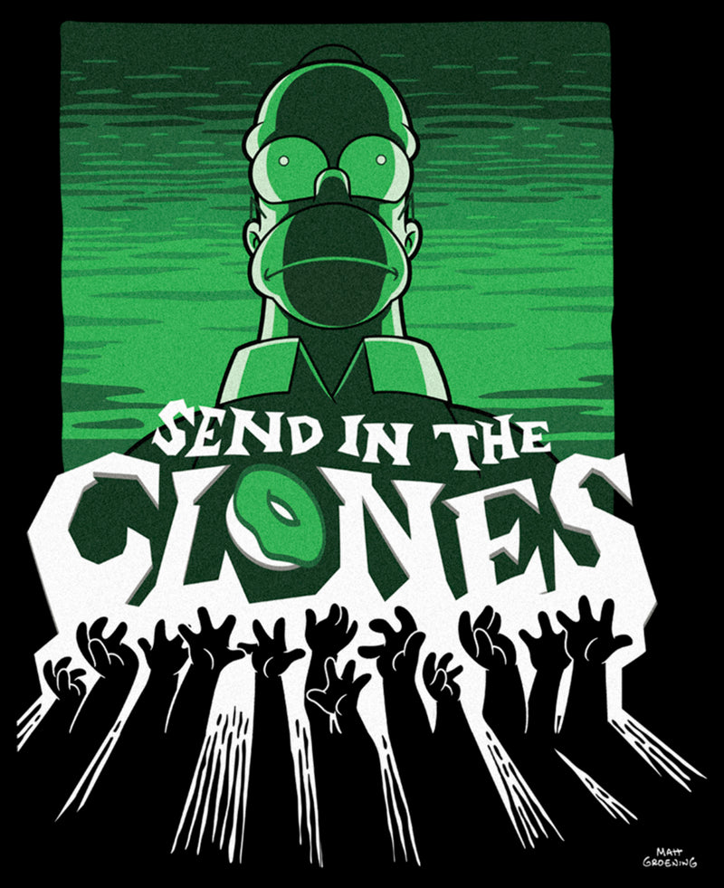 Men's The Simpsons Homer Send in the Clones T-Shirt