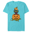 Men's The Simpsons Snowball II Jack-O'-Lantern T-Shirt