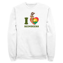 Men's The Simpsons Christmas Lisa I heart Reindeers Sweatshirt