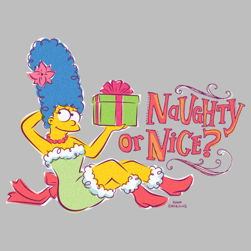 Men's The Simpsons Marge Naughty or Nice T-Shirt