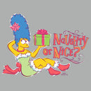 Men's The Simpsons Marge Naughty or Nice Sweatshirt