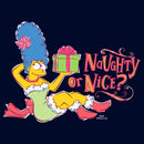 Men's The Simpsons Marge Naughty or Nice Sweatshirt