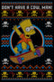 Men's The Simpsons Bart Don't Have a Cow, Man! Sweater Print T-Shirt