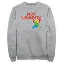 Men's The Simpsons Christmas Bart Not Naughty Sweatshirt