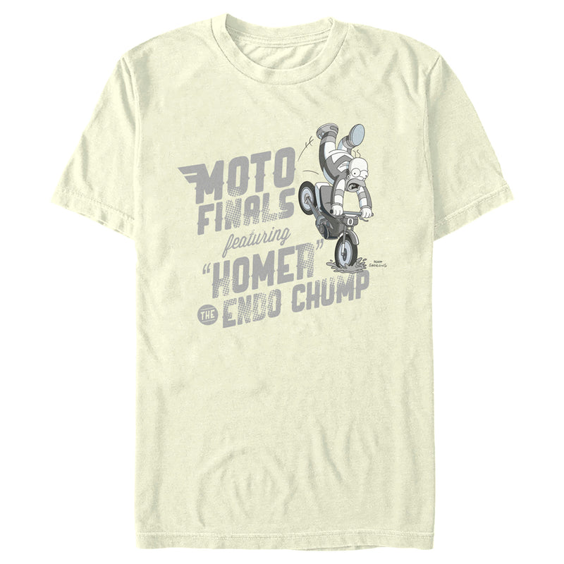 Men's The Simpsons Homer Moto Finals T-Shirt