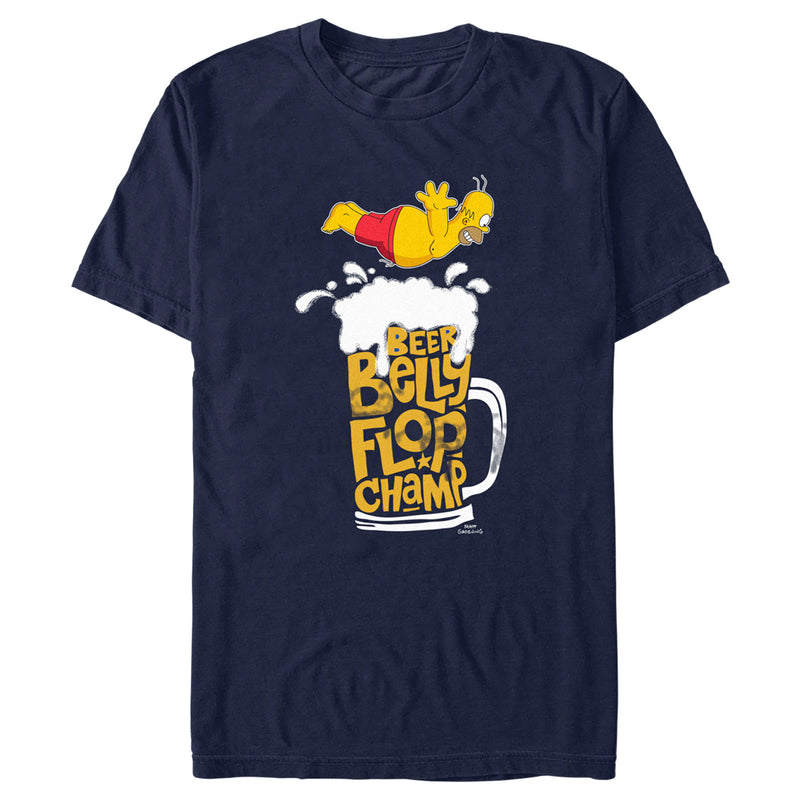 Men's The Simpsons Homer Beer Belly Champ T-Shirt