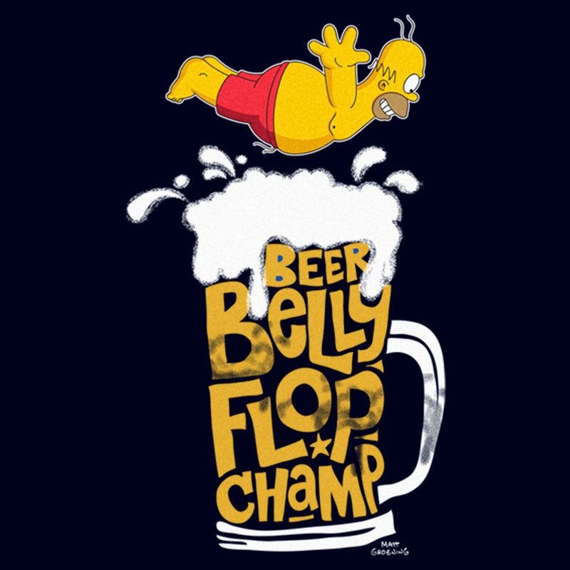 Men's The Simpsons Homer Beer Belly Champ T-Shirt