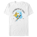 Men's The Simpsons Homer Springfield Surf Distressed T-Shirt