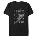 Men's The Simpsons Bart Springfield Surf Series T-Shirt