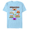 Men's The Simpsons Springfield Map of Favorites T-Shirt