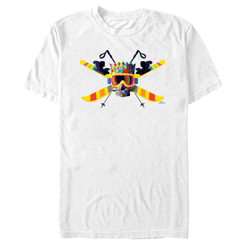 Men's The Simpsons Colorful Bart Ski Champ T-Shirt