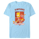 Men's The Simpsons Bart Springfield Hockey Emblem T-Shirt