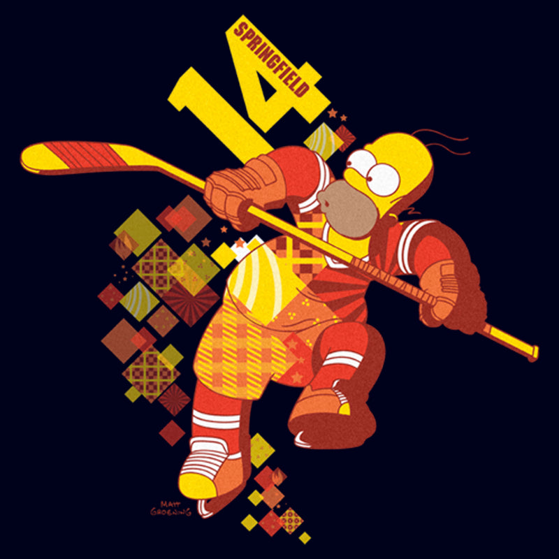 Men's The Simpsons Homer Springfield Hockey Gear T-Shirt