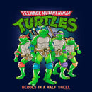 Boy's Teenage Mutant Ninja Turtles Heroes in a Half Shell Group Shot T-Shirt