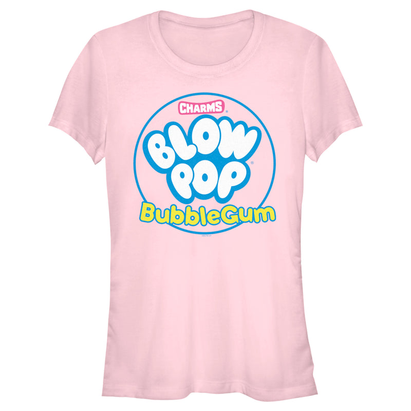 Junior's Blow Pop Bubble Gum Emblem T-Shirt