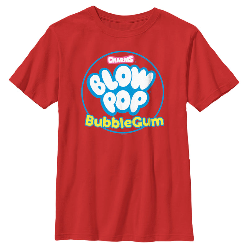 Boy's Blow Pop Bubble Gum Emblem T-Shirt