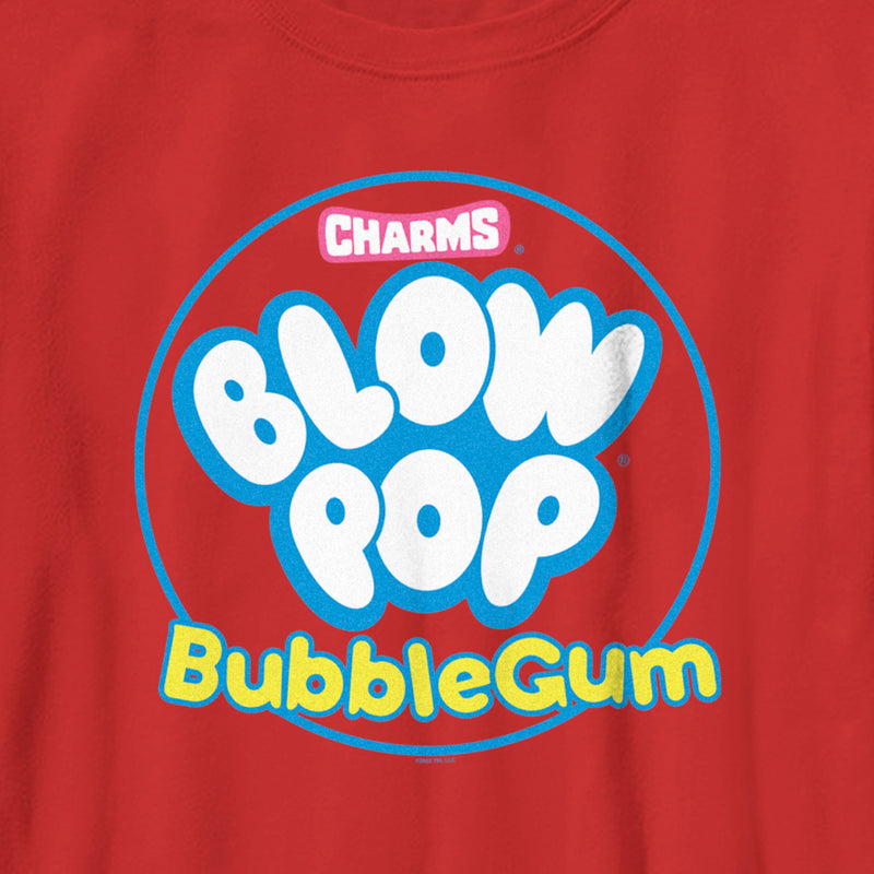 Boy's Blow Pop Bubble Gum Emblem T-Shirt