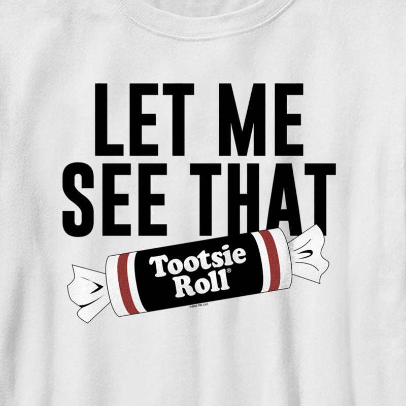 Boy's Tootsie Roll Let Me See That Slogan T-Shirt