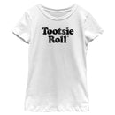 Girl's Tootsie Roll Vintage Text Logo T-Shirt