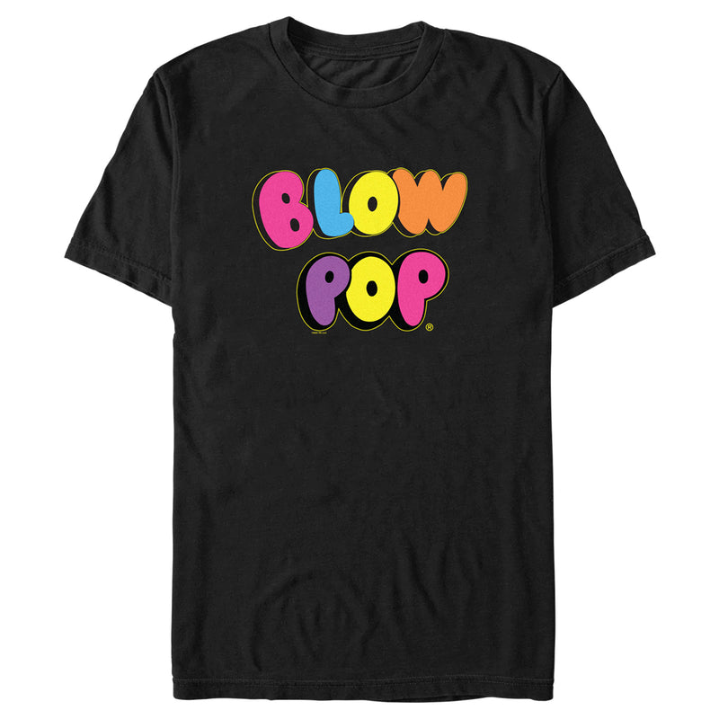 Men's Blow Pop Rainbow Text T-Shirt