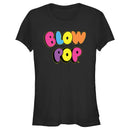 Junior's Blow Pop Rainbow Text T-Shirt
