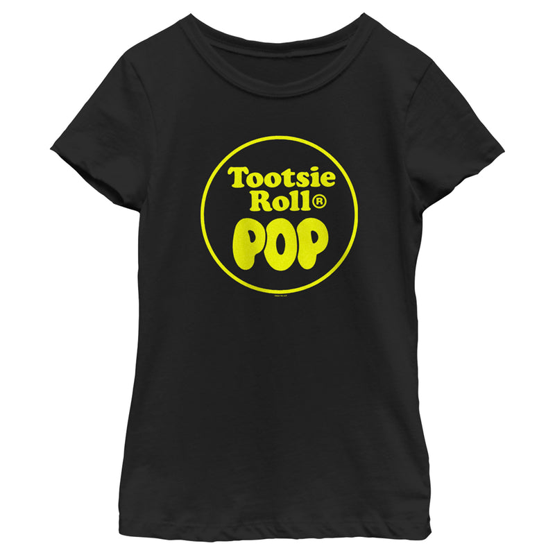 Girl's Tootsie Pop Classic Circle Logo T-Shirt