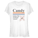 Junior's Tootsie Roll Candy Makes the World Go Round T-Shirt