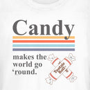 Junior's Tootsie Roll Candy Makes the World Go Round T-Shirt