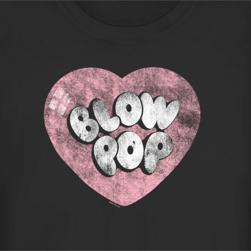 Junior's Blow Pop Vintage Heart T-Shirt