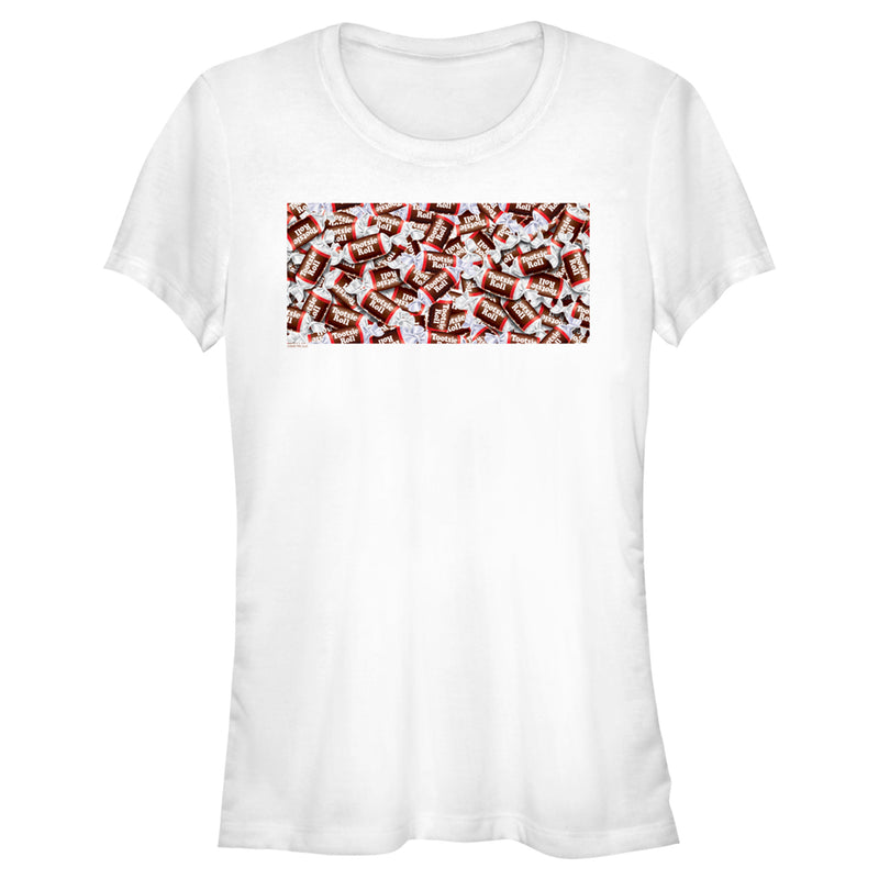 Junior's Tootsie Roll Classic Candy Collage T-Shirt