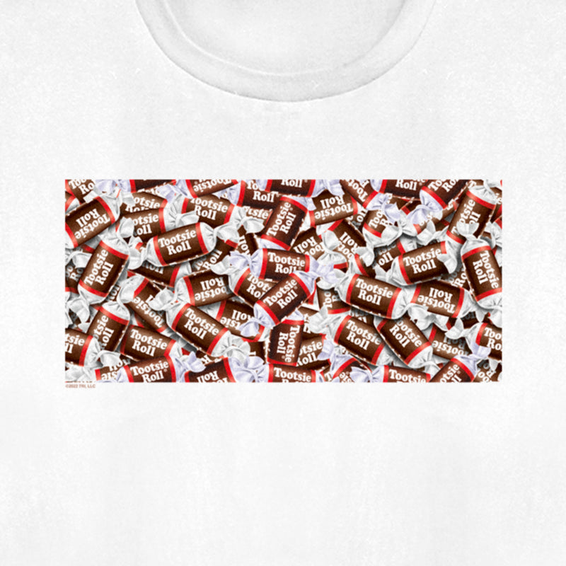 Women's Tootsie Roll Classic Candy Collage T-Shirt