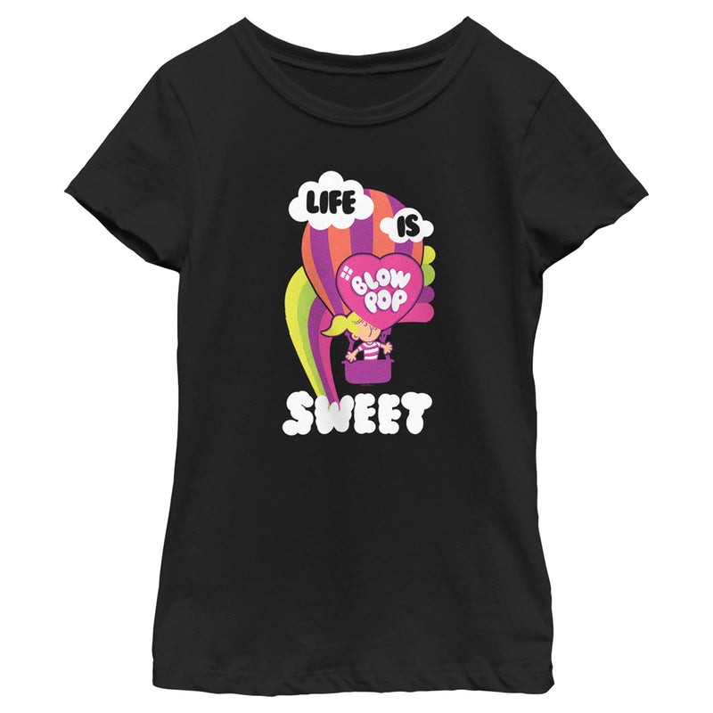 Girl's Blow Pop Life is Sweet Balloon T-Shirt