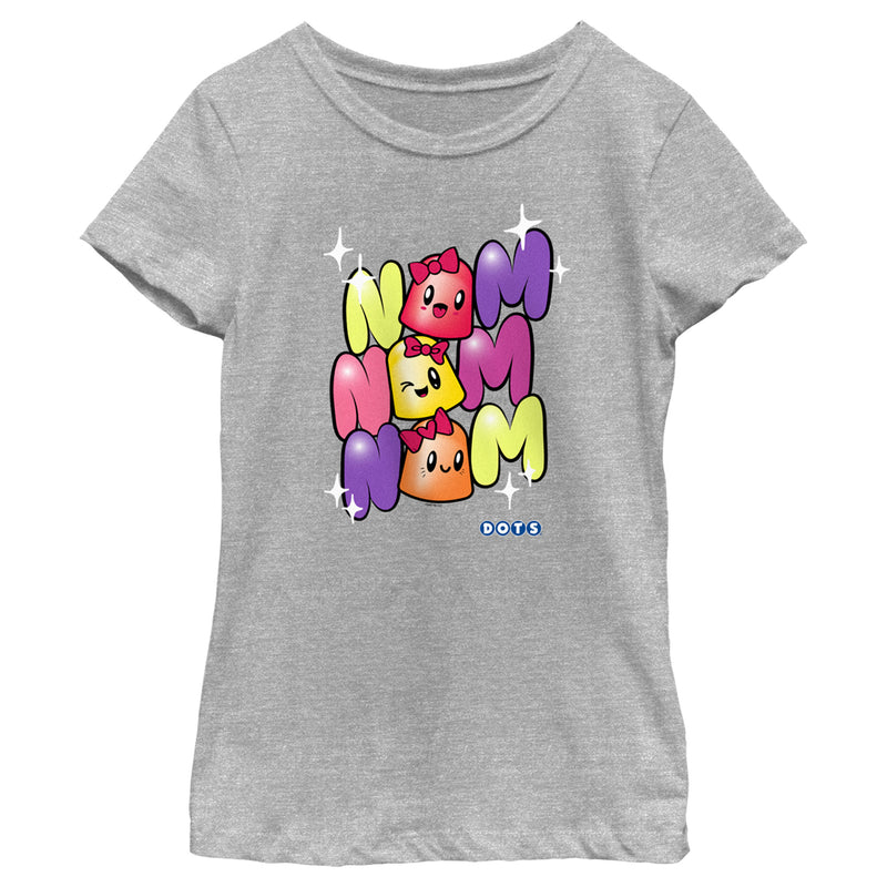 Girl's Dots Nom Nom Nom T-Shirt