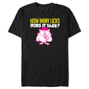 Men's Tootsie Pop Mr. Owl How Many Licks Does It Take T-Shirt