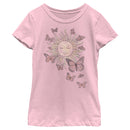 Girl's Lost Gods Monarch Butterfly Sun T-Shirt