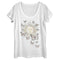 Women's Lost Gods Monarch Butterfly Sun Scoop Neck