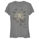 Junior's Lost Gods Monarch Butterfly Sun T-Shirt